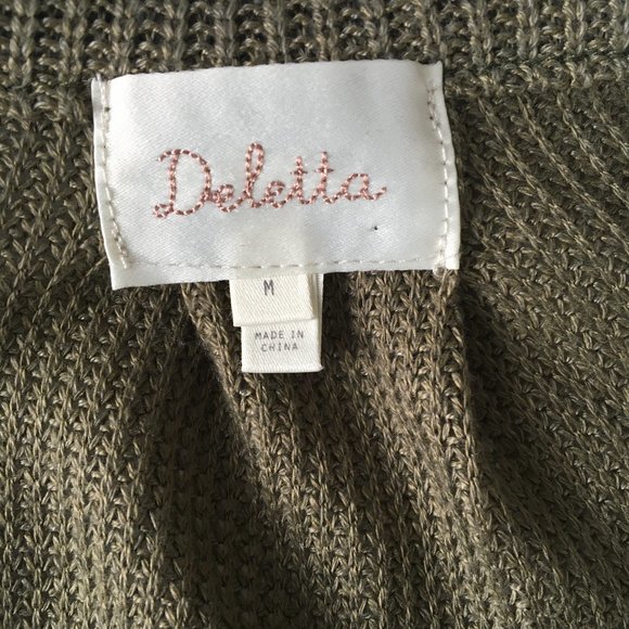 Anthropologie: Deletta Cold Shoulder Sweater - Picture 6 of 6